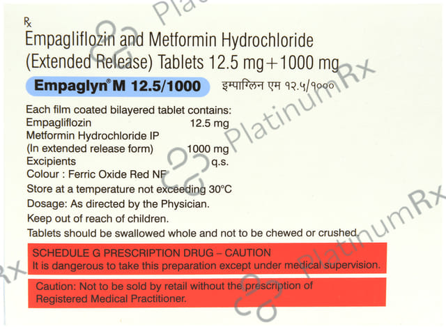 Empaglyn M 12.5/1000mg Tablet 10s
