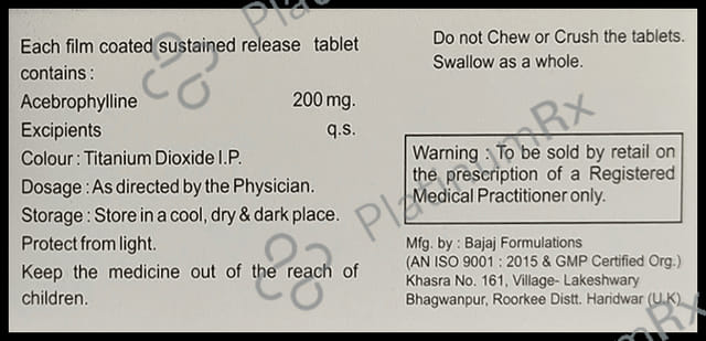 Asthagrip 200 SR Tablet