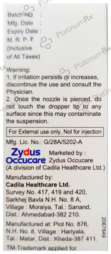 Amnac Opthalmic Suspension 5ml