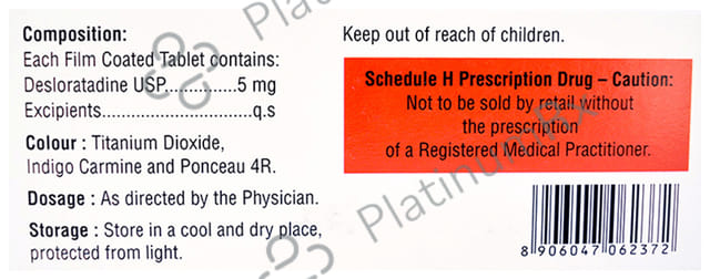 Lorablok 5mg Tablet 10s
