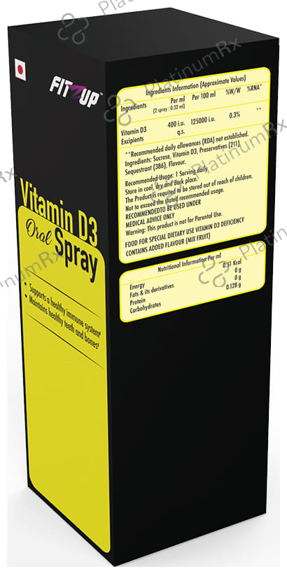 Fitzup Vitamin D3 Oral Spray