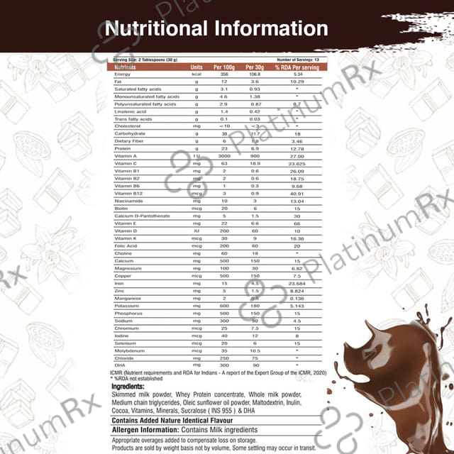 B Sure Chocolate Flavour Regular Powder 400gm