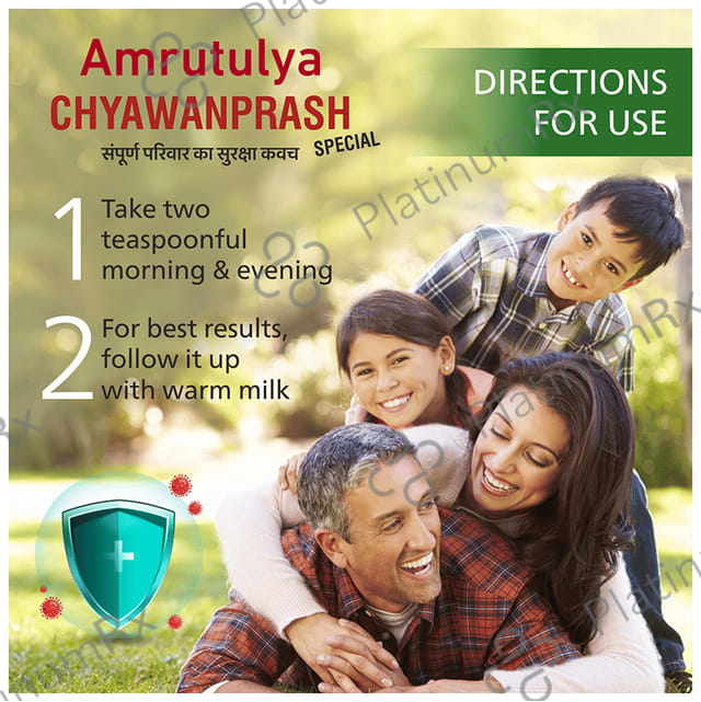 Amrutulya Chyawanprash Special (1kg Each) Sugar Free 3 jar