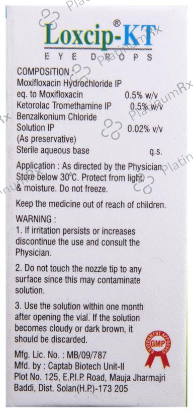 Loxcip-KT Eye Drops