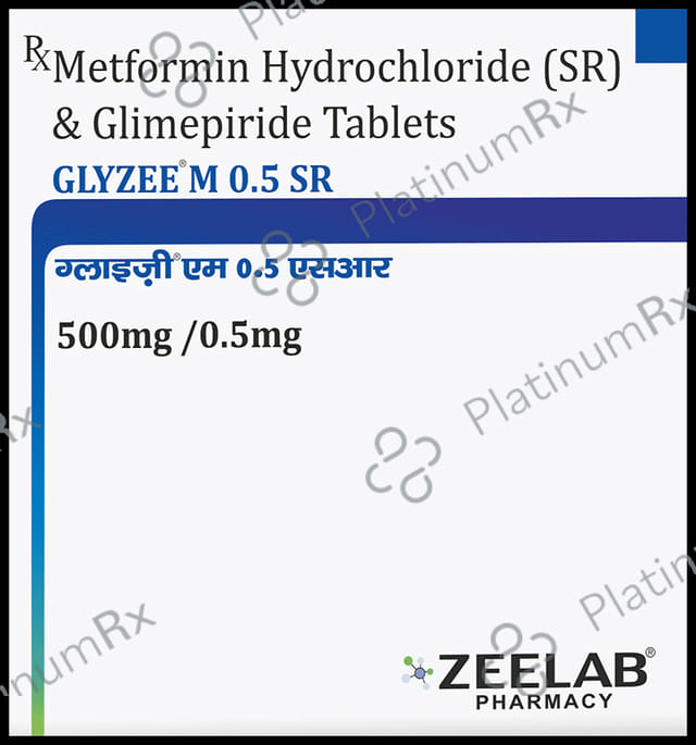 Glyzee M 0.5/500mg Tablet SR 15s