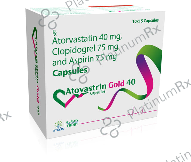 Atovastrin Gold 75/40/75mg Capsule 15s