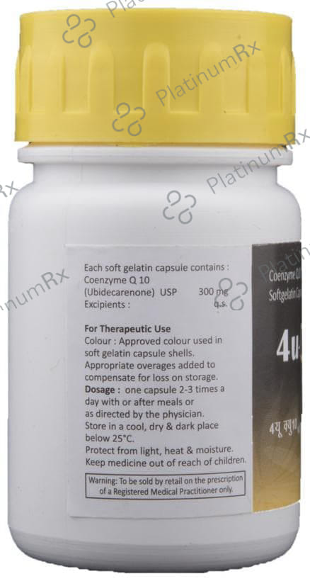 4U Q10 Forte 300mg Capsule 30s