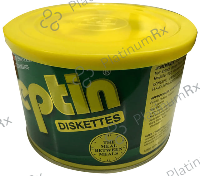 Threptin High Calorie Protein Supplement with B Vitamins for Hunger Pangs Flavour Fystiki Saffaro Diskette 275gm