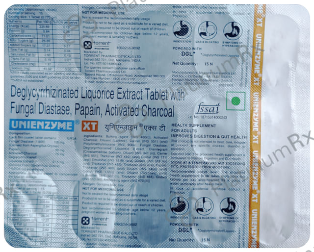 Unienzyme XT Tablet 15s
