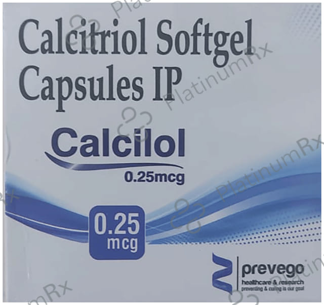 Calcilol 0.25mg Softgel Capsule 10s