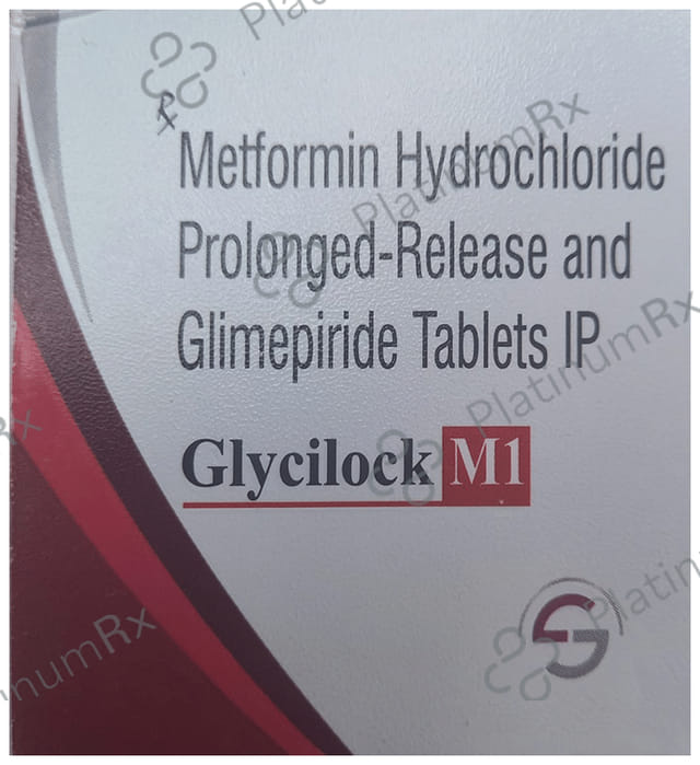 Glycilock M1/500mg Tablet PR 10s