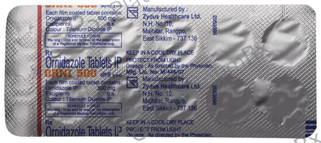 ORNI 500mg Tablet 10s