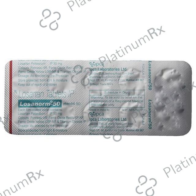 Losanorm 50mg Tablet 10s