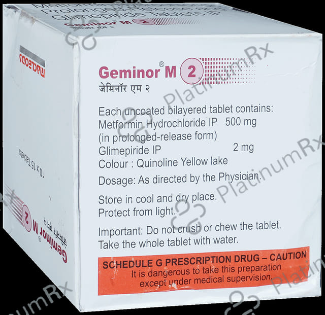 Geminor M 2/500mg Tablet PR 15s