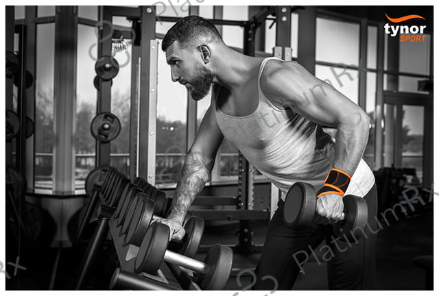 Tynor Wrist Support with Thumb Loop (Neo) Universal Orange & Black