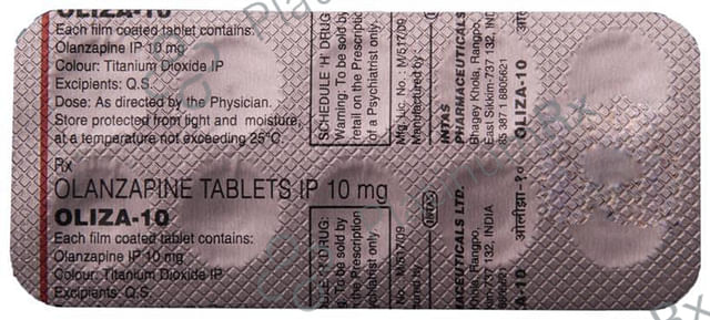 Oliza 10mg Tablet 10s