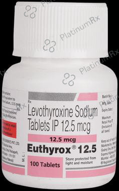 Euthyrox 12.5mcg Tablet 100s