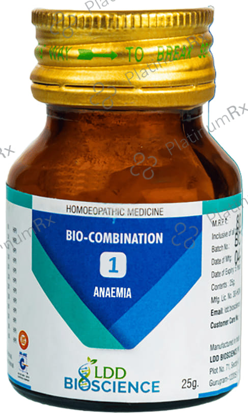 LDD Bioscience Bio-Combination 1 Anaemia Tablet 25 gm