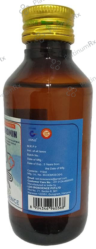 LDD Bioscience Gastromin Syrup 115 ml