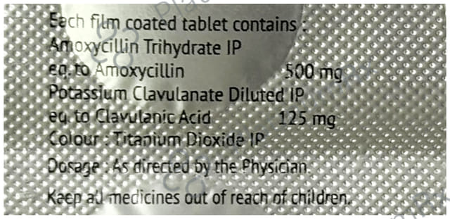 Amokav 500/125mg Tablet 6s