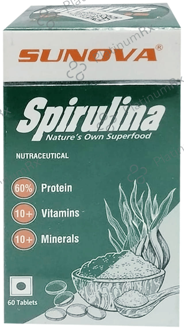 Sunova Organic Spirulina Tablet