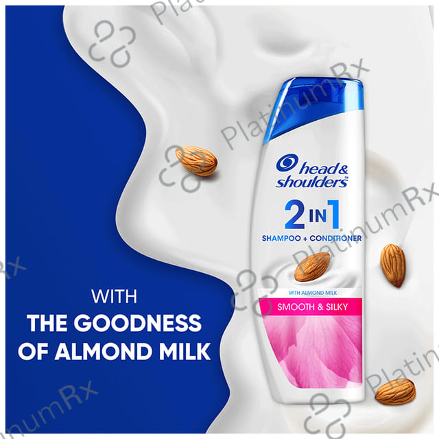 Head & Shoulders Smooth & Silky 2 in 1 Anti-Dandruff Shampoo+Conditioner 340 ml