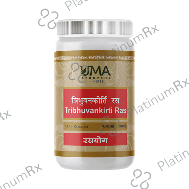 Uma Ayurveda Tribhuvankirti Ras Tablet 1000 tablets