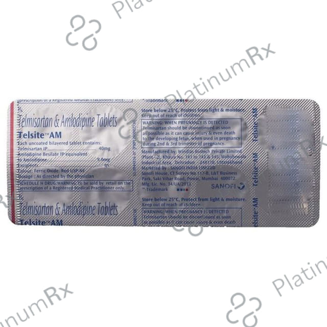 Telsite AM 5/40mg Tablet 10s