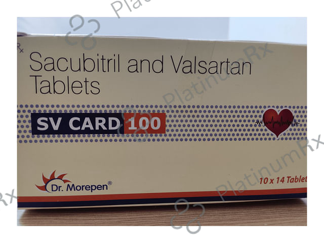 SV Card 100mg Tablet 14s