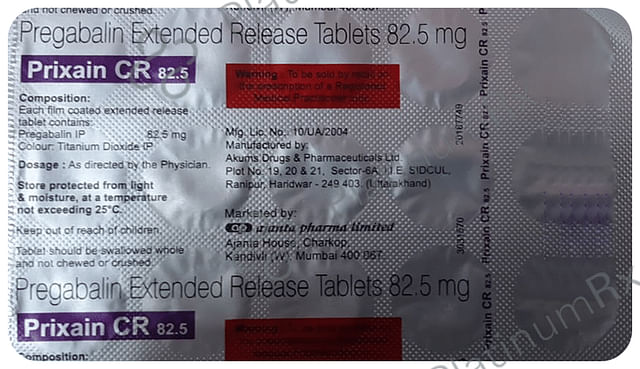 Prixain CR 82.5 Tablet