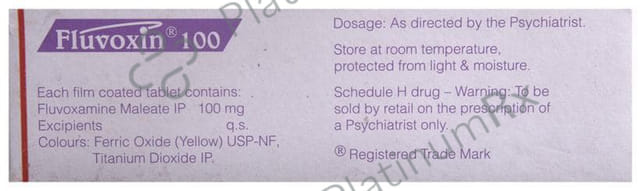 Fluvoxin 100mg Tablet 10s