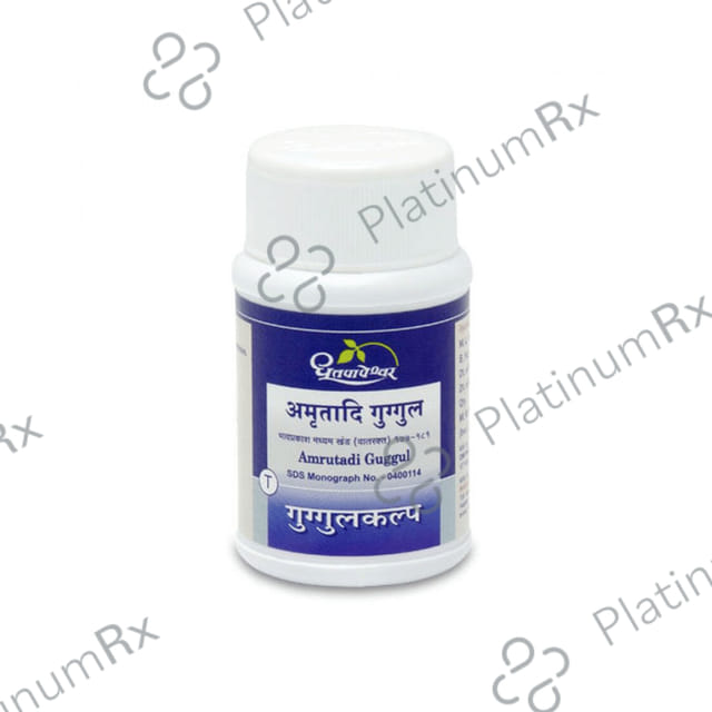 Dhootapapeshwar Amrutadi Guggul 1000 tablets