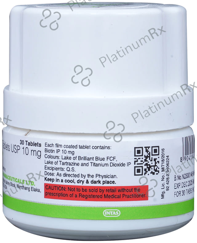 Zubitin 10000mcg Tablet 30s