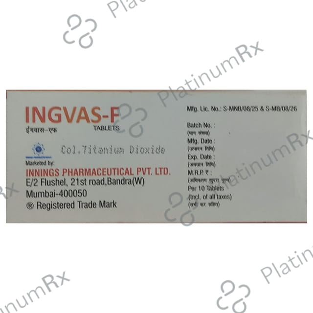 Ingvas F 160mg/10mg Tablet