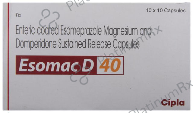 Esomac D 40/30mg Capsule SR 10s