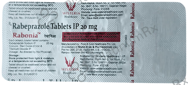 Rabonia 20mg Tablet