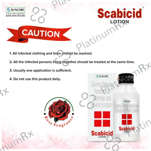 Scabicid Lotion 100 ml Emulsion Suncare Formulations Pvt Ltd