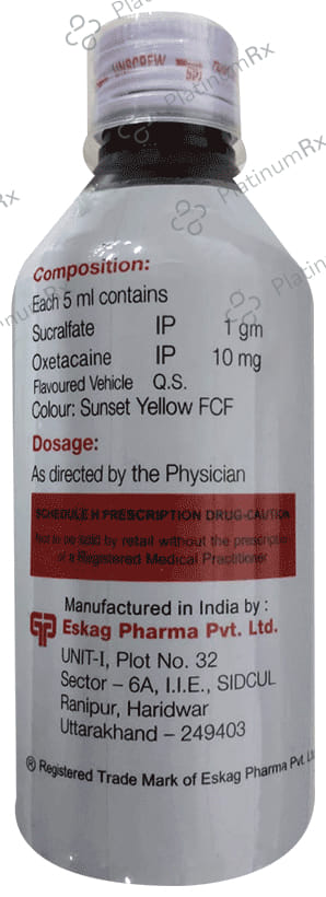 Sufrate O Oral Suspension Sugar Free