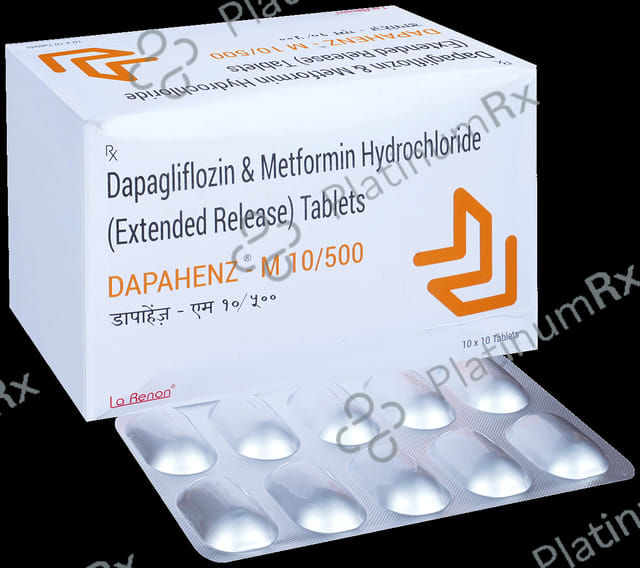 Dapahenz M 10/500mg Tablet ER 10s