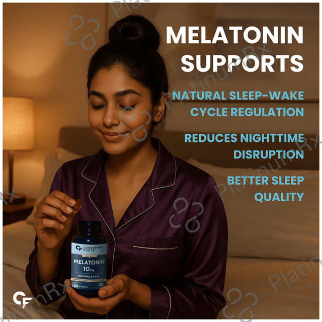 Carbamide Forte Melatonin 10mg Sleep Supplement Vegetarian Tablet
