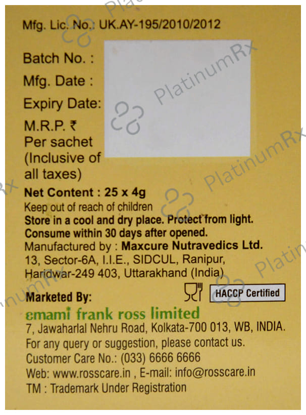 Rosscare Swar Dhara Herbal Powder Sachet (4gm Each)