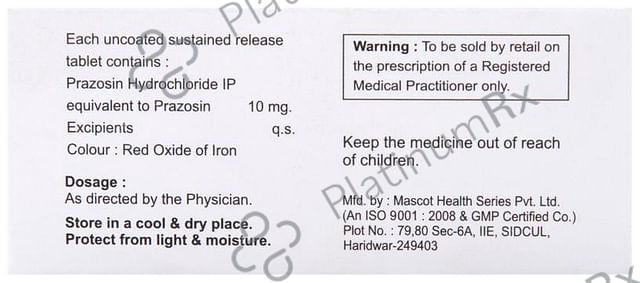 Prazolin 10 Tablet SR