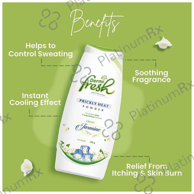 Dermifresh Prickly Heat Powder Fresh Jasmine