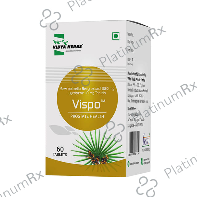 Vidya Herbs Vispo Tablet for Prostate Health