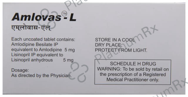 Amlovas L 5/5mg Tablet 15s