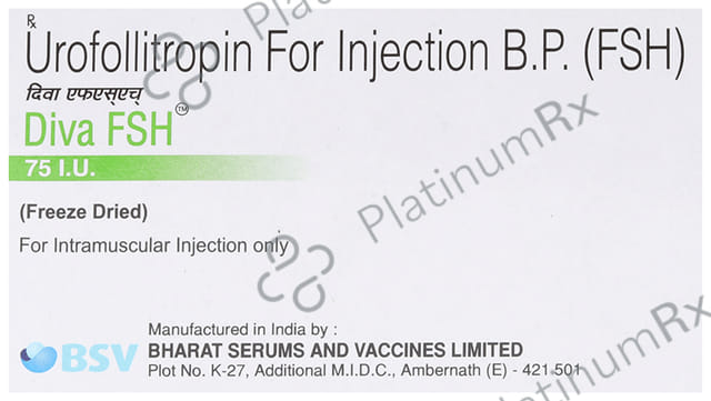 Diva FSH 75IU Injection 1ml