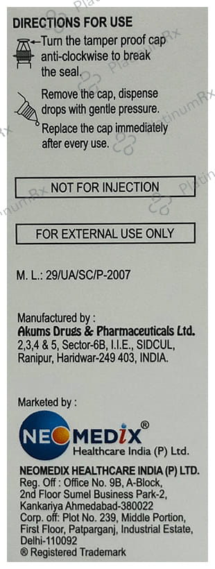 Vigoquin 0.5% Eye Drops 5ml