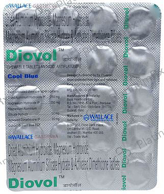 Diovol Cool Blue Chewable Tablet 20s
