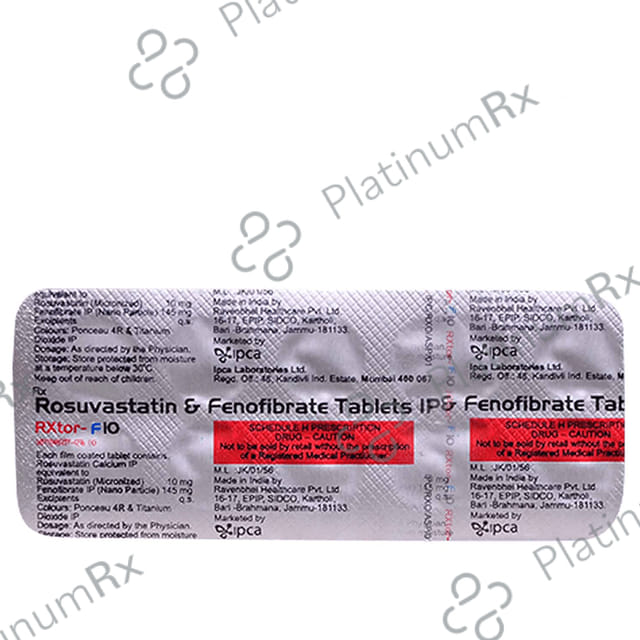 Rxtor F 145/10mg Tablet 10s