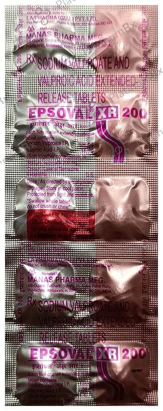 Epsoval 200mg Tablet XR